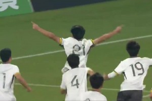 帅惟浩双响万项传射,U16国足4-0十人巴林取开门红