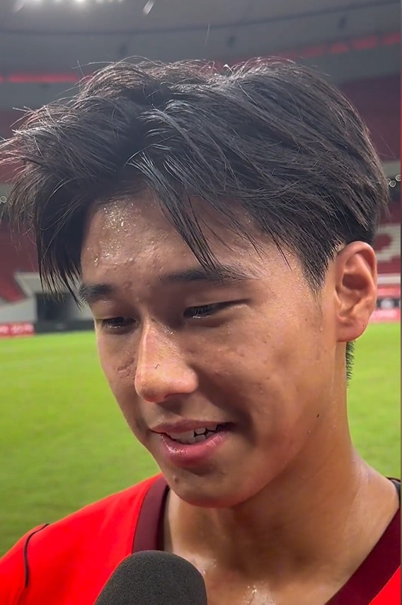 U17国足3-2阿森纳 程晟涵头球绝杀:第一次国家队进球特别兴奋 U17国足3-2阿森纳 程晟涵头球绝杀:第一次国家队进球特别兴奋