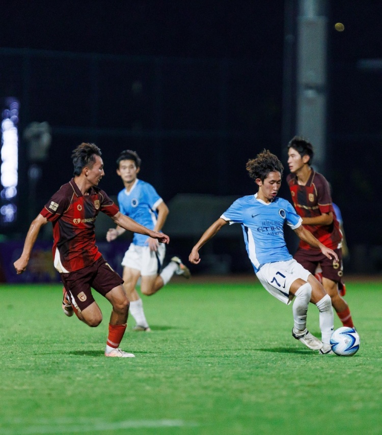 深圳新鹏城U20主场2-1逆转陕西联合U20 冯禹豪程鑫建功